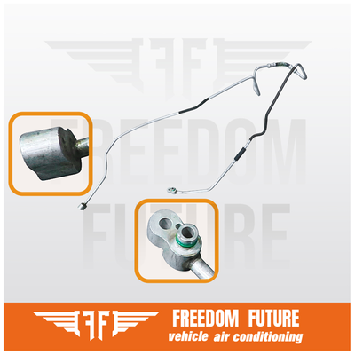 Aluminium Discharge A/C pipeline 7L6820722F Fit For 03-10 Volkswagen Touareg Audi Q7 4.0L